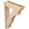 Ekena Millwork 8-in W x 30-in D x 42-in H Balboa Trad Rough Cedar Woodgrain TimberThane Outlooker, Primed Tan OUTUR080X30X42BOA04RCPR - alternate 6